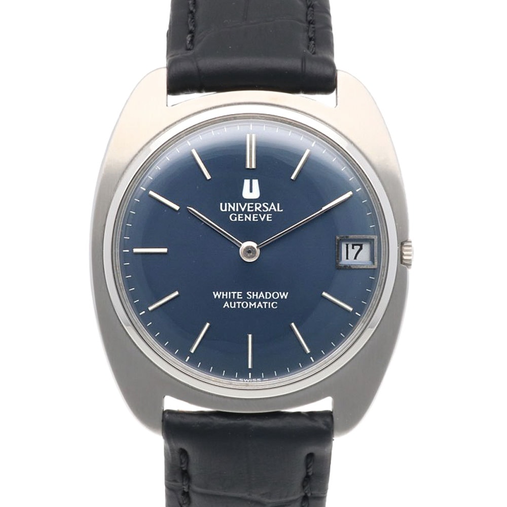 ユニバーサル・ジュネーブ ホワイトシャドウ 腕時計 ステンレススチール 867103 自動巻き オーバーホール済 磨き直し済 1年保証 Universal Genve 中古