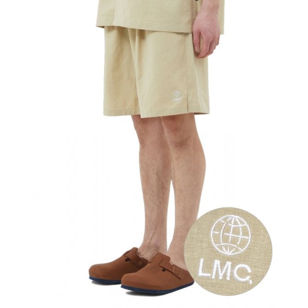 LMC (LMC) グローブリネンショーツベージュ