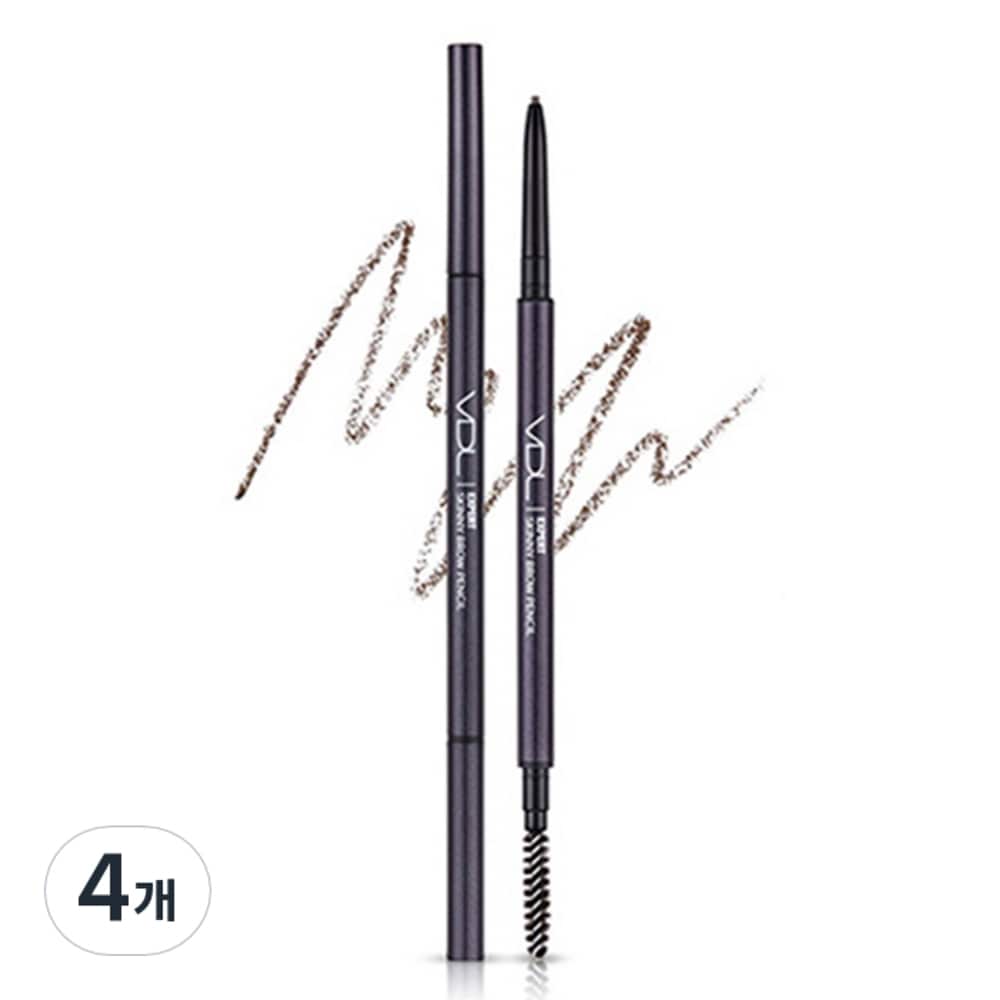 ブイディーエル エキスパート スキニー ブロウ ペンシル 005g01 ダークブラウン4個