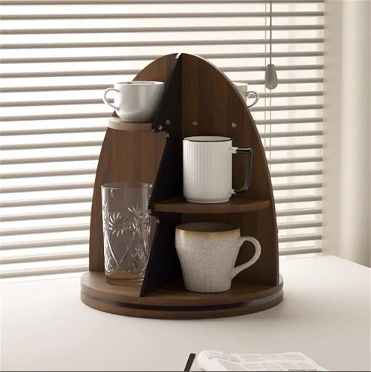 【急速出荷!】激安セール 360度回転化粧水・香水収納スタンド 寝室＆洗面所対応 多層デスクオーガナイザー ドレッサー整理トレー 5,256円