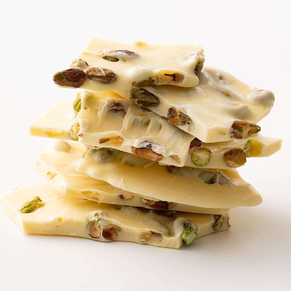 割れチョコ(ピスタチオホワイト) 1.44kg(180g×8) お試し 訳あり ピスタチオ ホワイトチョコレート くちどけ なめらか 食感 贅沢