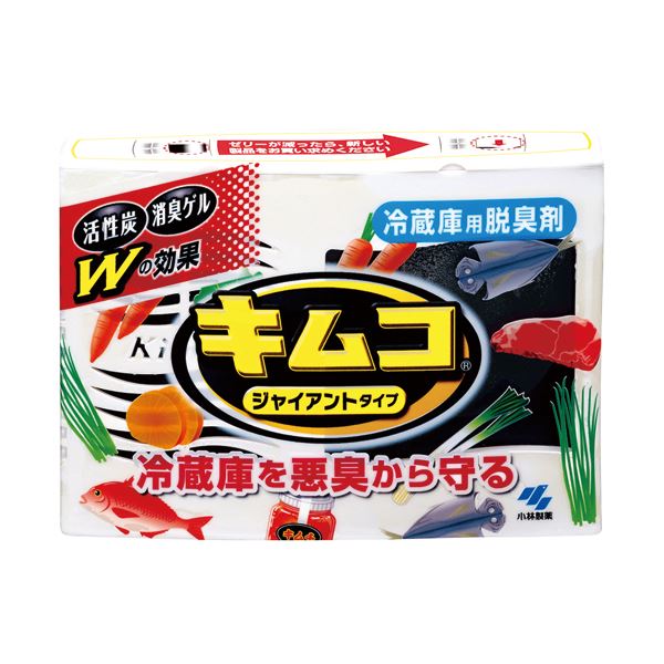 （まとめ）小林製薬 脱臭キムコ ジャイアントタイプ 162g 1個 [x10セット]