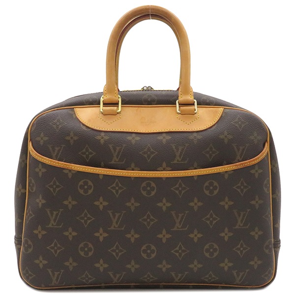 ルイヴィトン LOUIS VUITTON ハンドバッグ ドーヴィル モノグラムキャンバス モノグラム ゴールド金具 茶 ボーリングバッグ M47270 VI1927【中古】