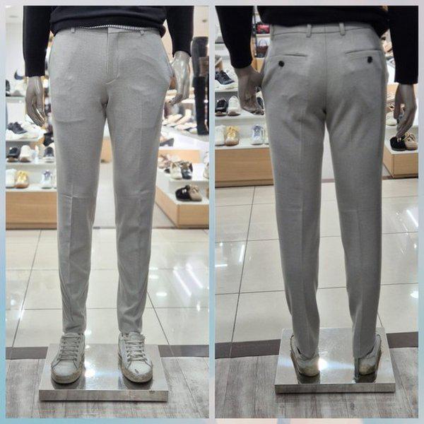 四方スパン オートミール 톡톡 冬 デイリー セミ スラックス(EWMPL100)_DG