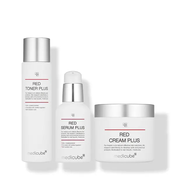 レッドライン 2.0 プラス 3種 SET(レッドトナー 2.0 プラス 200ml+レッドセラム 2.0 プラス 55ml+レッドクリーム 2.0 プラス 100ml)