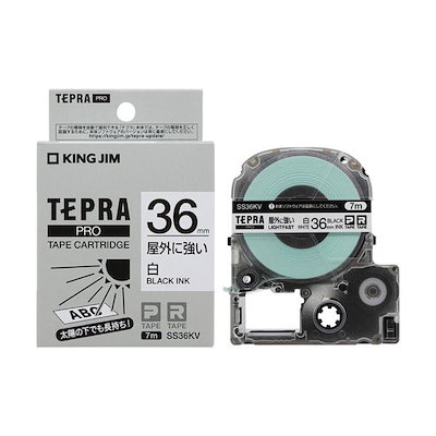 (まとめ) キングジム テプラ PRO テープカートリッジ 18mm 透明／黒文字 ST18K 1個 〔×10セット〕 まとめ）キングジム テプラ PRO テープカートリッジ 屋外に強いラベル