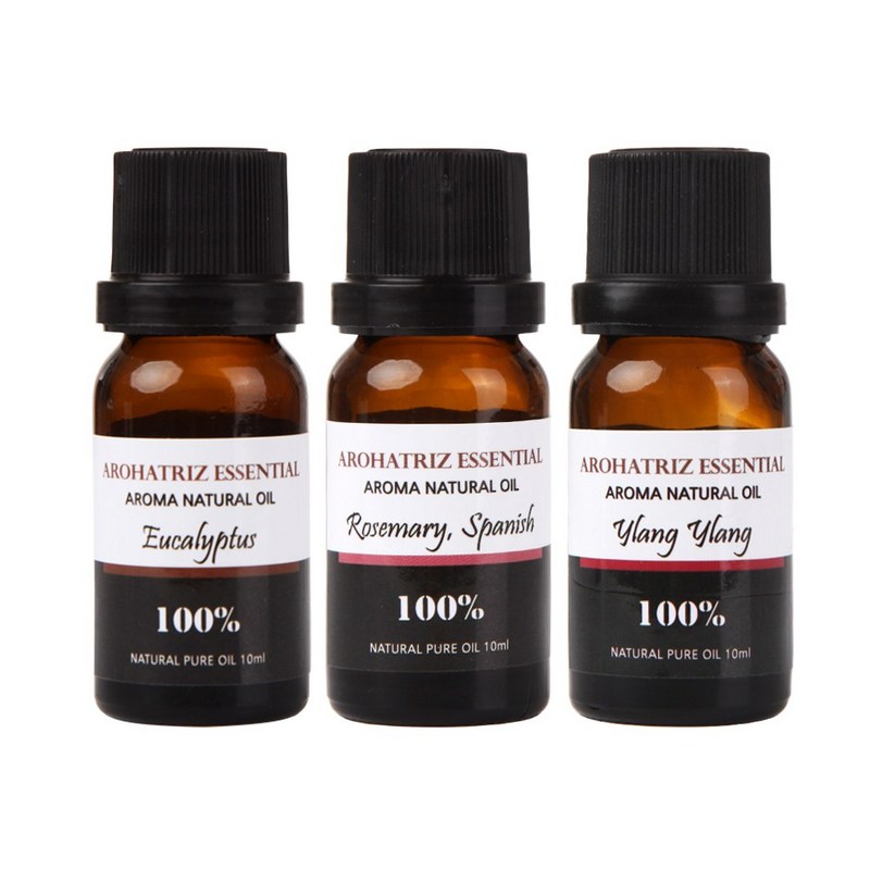 アロハトリーズ エッセンシャルオイル ユーカリプトゥス+ローズマリー+イランイラン10ml1セット