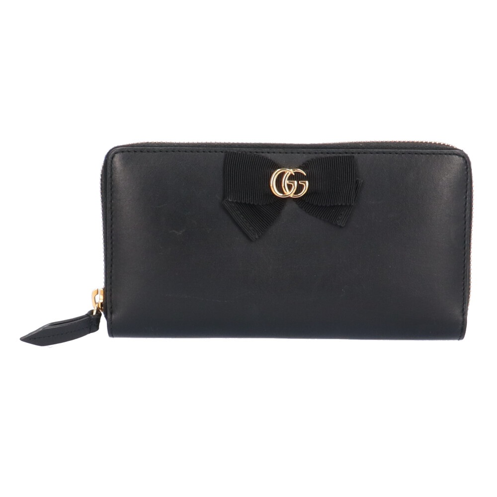 グッチ 日本限定 インターロッキング 長財布 レザー 435819 GUCCI 中古 42,900円