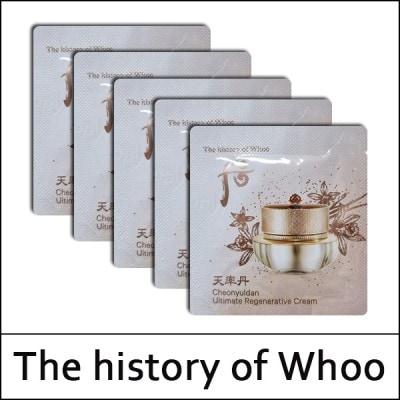 [The History Of Whoo] (sg) Cheonyuldan Ultimate Regenerative Cream 1ml*120ea(Total 120ml) / 천율단 화율