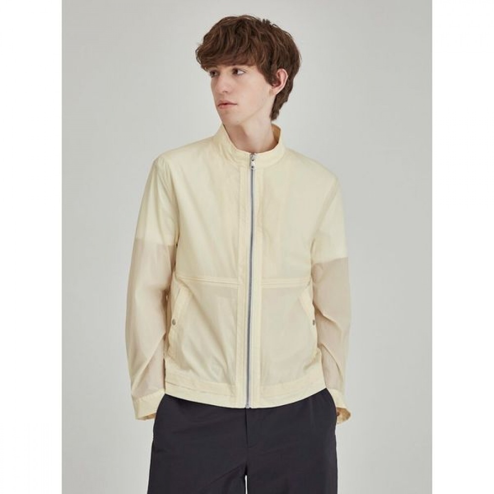 [ロガディス] 軽量ナイロンストレッチサマーブルゾンイエロー (RY5339P06E)