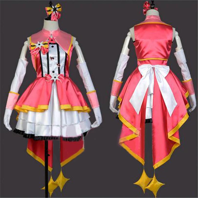 アイドルマスターシンデレラガールズ 島村卯月 しまむらうづき 演出服 風 コスプレ衣装 cosplay　イベント アニメ 変身 変装 仮装 パーティー