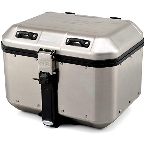 色：アルミ サイズ：46L GIVI (ジビ) バイク用 リアボックス 46L シルバー モノキーケ