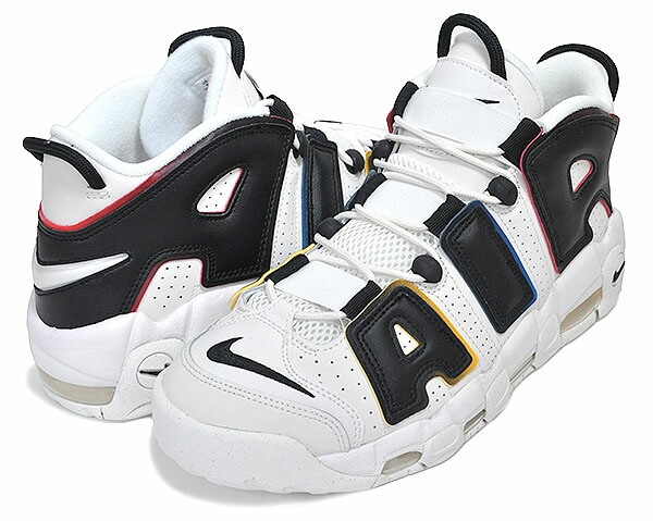 エア モアアップテンポ96 ホワイト ブラック マルチ dm1297-100