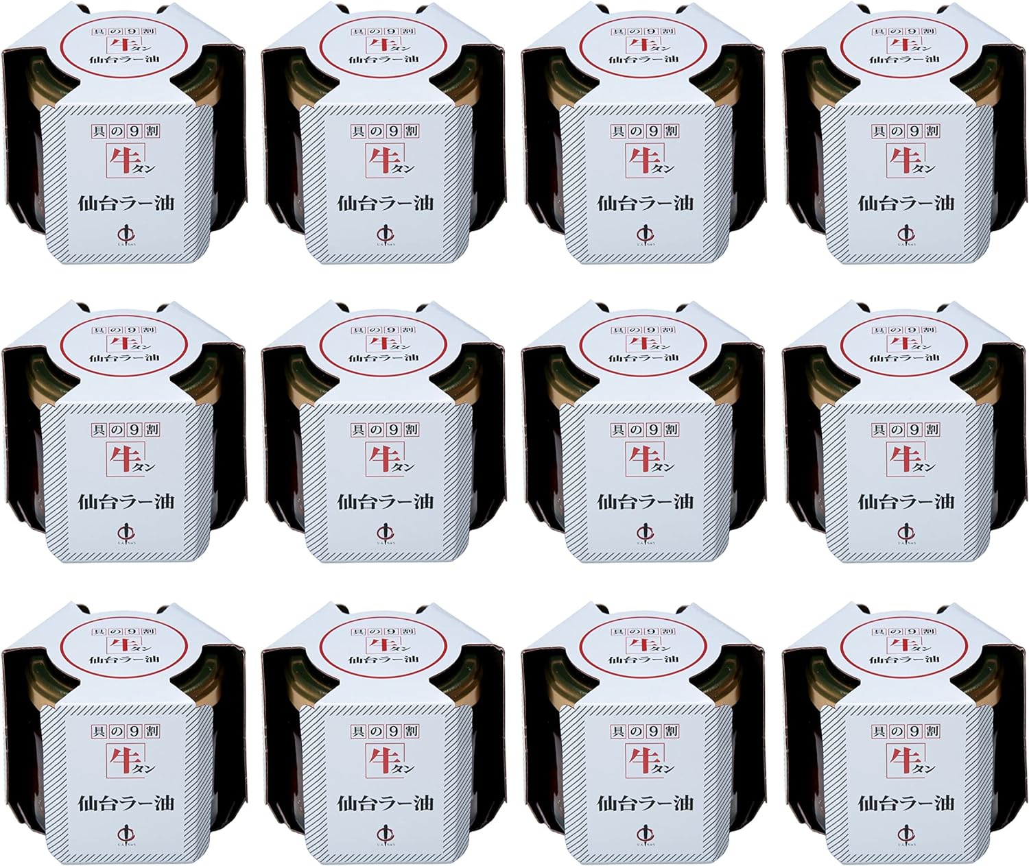 陣中 牛タン 仙台ラー油 100g 12個セット ご飯のお供 手土産