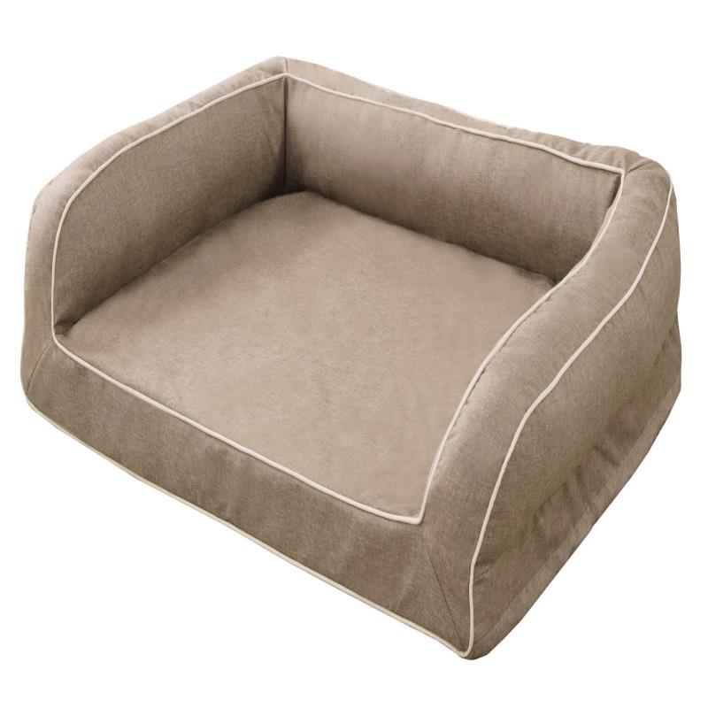 EMME 犬 ベッド 清掃しやすい 防水 ペットベッド ペットソファー 犬用ベッド 洗える さらさら 通気性 蒸れにくい ペットクッション 枕付き クッション性が 高反発 高齢犬 子犬 猫 多頭飼い