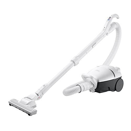 日立 掃除機 かるパック 紙パック式クリーナー CV-KV70H W ホワイト 日本製 小型軽量ボディ 強力パワー600W ヘッド丸洗い対応