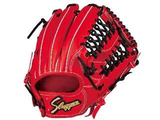 KSG-AR5GRオレンジ/ブラック 硬式グラブ 内野手用 (C-1637)