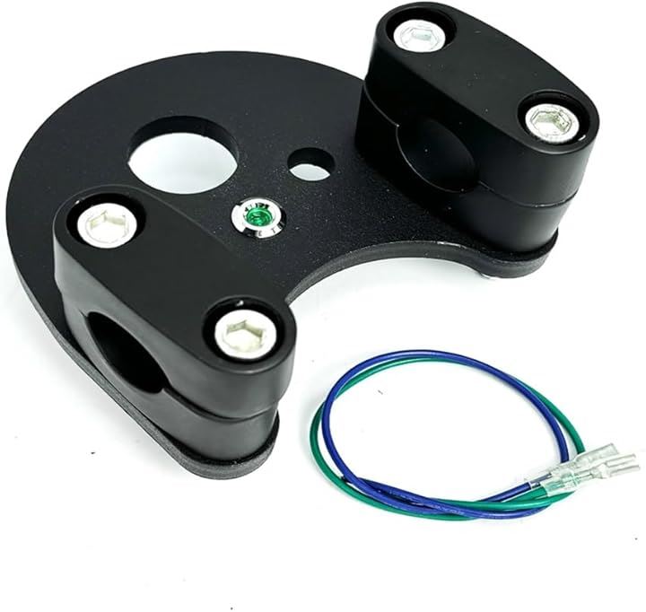 ホンダ 用 スーパーカブ リトルカブ ハンドル ポスト バーハンドル キット ニュートラル配線 付き SUPER CUB C50 C70 C90 LITTLE 等(BLACK (02))