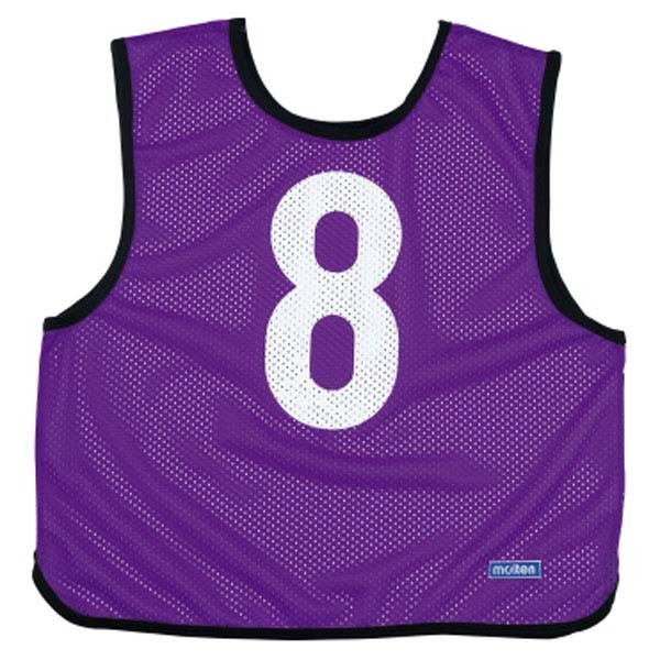 モルテン molten ゲームベスト蛍光紫 10 枚組み 1 ～ 10 GB0113KP