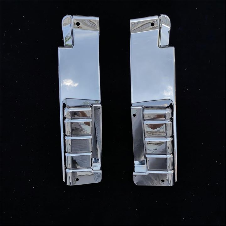 ふそう 2ト ジェネレーションキャンター 標準車 メッキ マットガードカバー 左右セット トラックパーツ