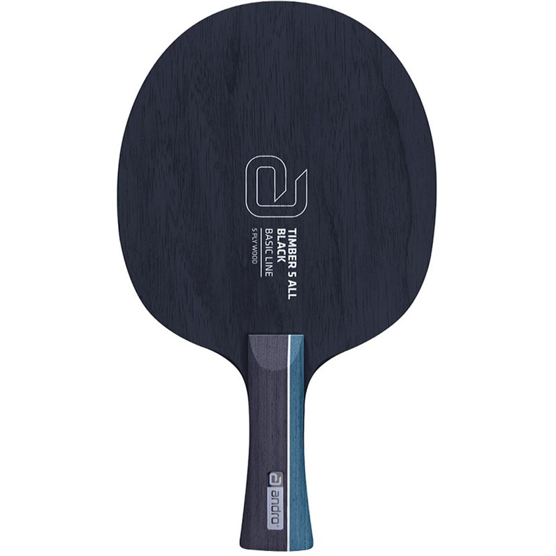 andro(アンドロ) ティンバー5 ALL BLACK FL 卓球シェークラケット (100022027)