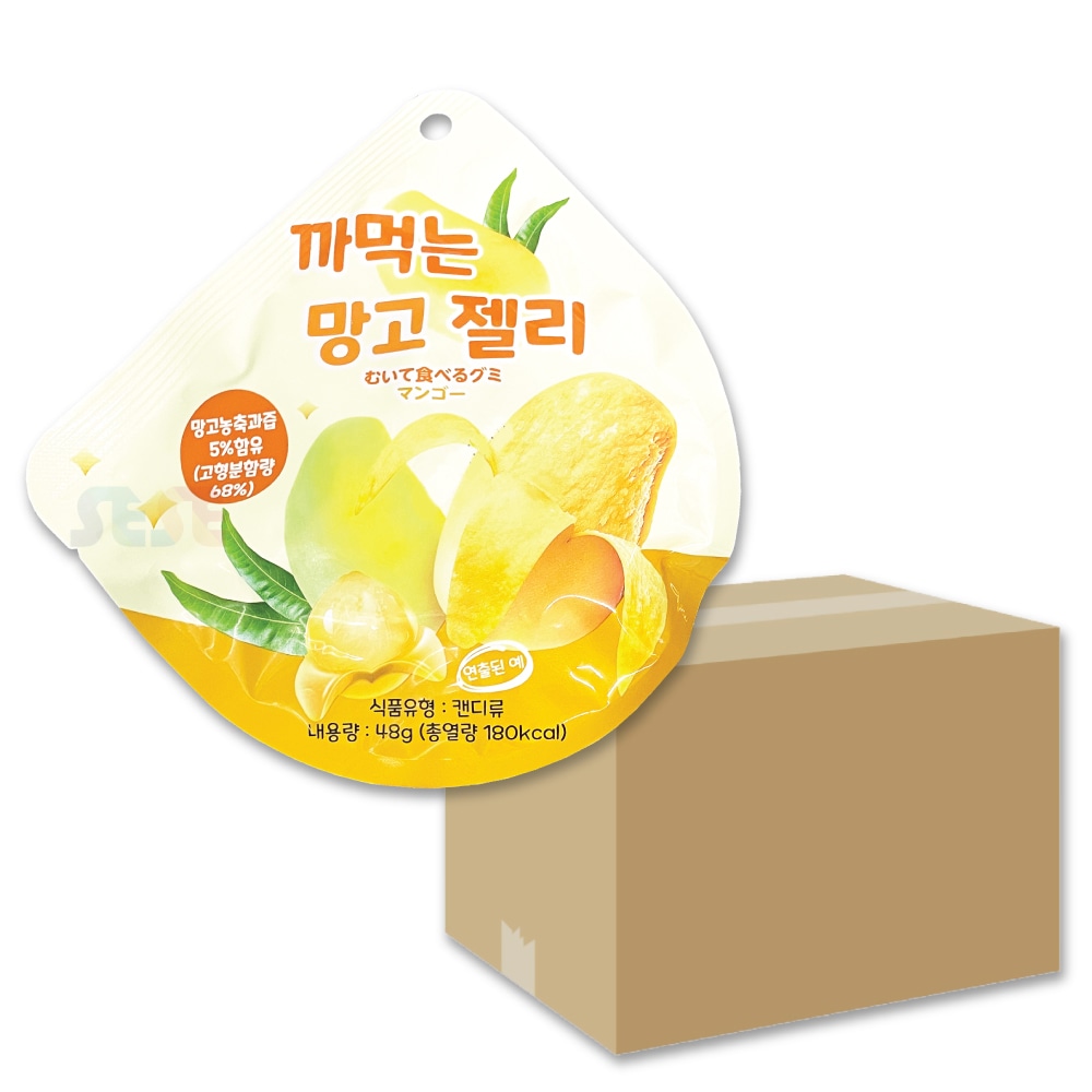 むいてたべる グミ マンゴー 48g 120袋セット / 韓国食品 ゼリー おやつ お菓子 ぐみ 剥くグミ