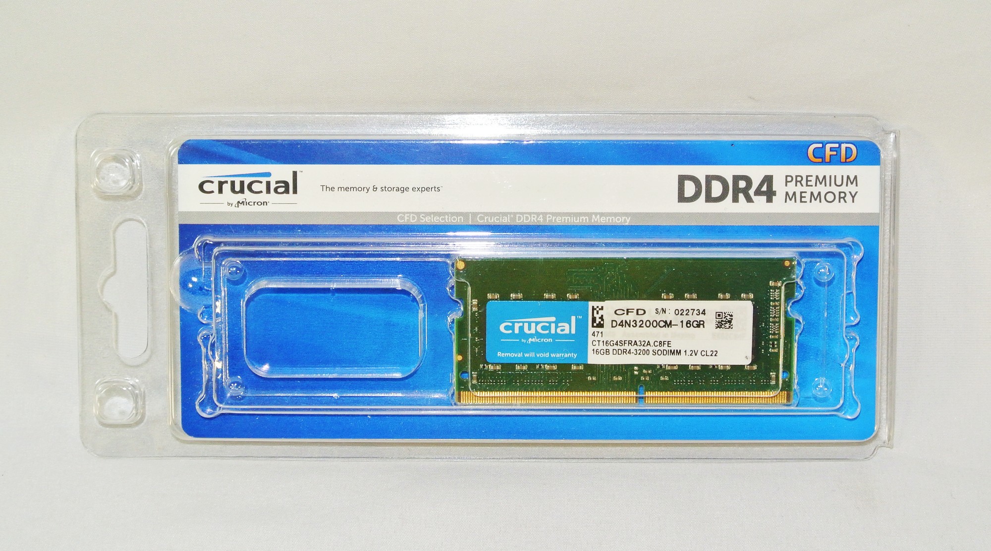 CFD Selection D4N3200CM-16GR [SODIMM DDR4 PC4-25600 16GB]ノートPC用メモリ/メーカー永久保証/新品/クリックポスト発送/激安