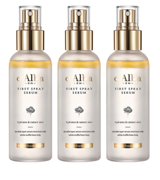 【3本セット】ホワイトトリュフファーストスプレーセラム100ml瞬間ツヤ肌×ヴィーガンミスト 7,038円