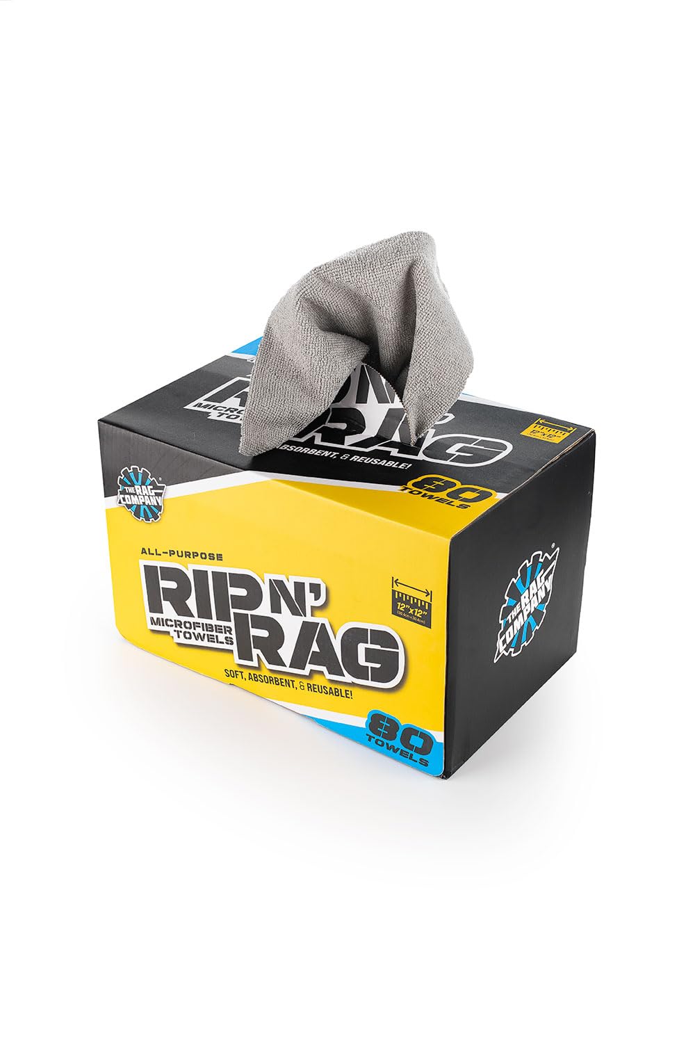 The Rag Company ザ ラグカンパニー リッピンラグ 30×30cm 80枚入 RIP N RAG 大容量 洗車 マイクロファイバー MF クロス ロール プレミアム 70/30ブレンド