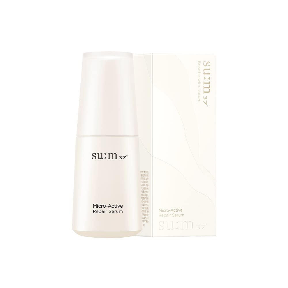 【su:m37/スム37】マイクロアクティブリペオセラム 50ml 韓国コスメ 韓国スキンケア エッセンス アンプル セラム 保湿 乾燥肌 敏感肌 低刺激 すっぴんケア スキンケア 自然光肌 水分