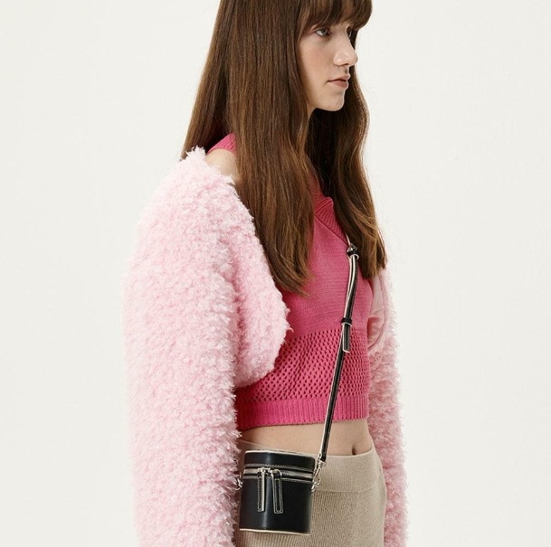 【MARGESHERWOOD】 HEART MINI : BLACK PLAIN