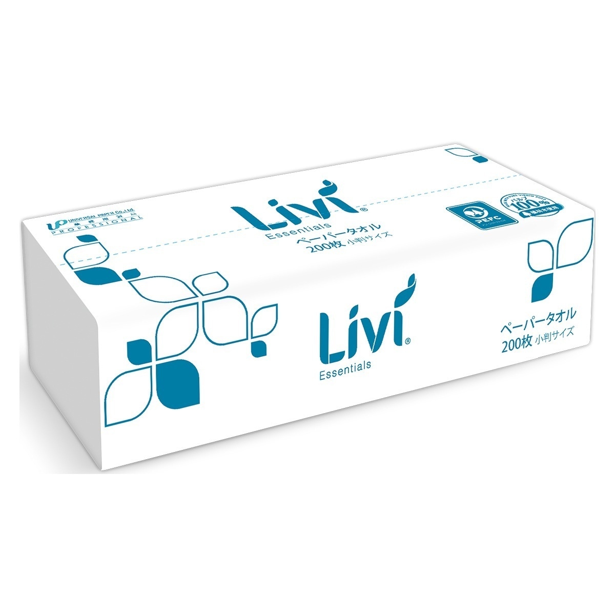 ペーパータオル リビィ LIVI ペーパータオル 小判サイズ 200枚入り X50パック