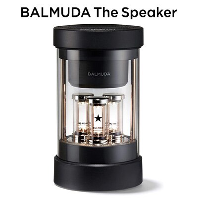 『4年保証』 ワイヤレススピーカー バルミューダ BALMUDA ブラック M01A-BK Bluetooth Speaker The スピーカー