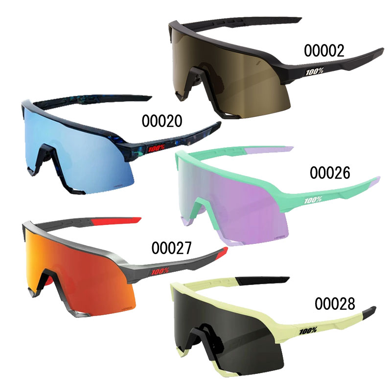 ワンハンドレッド 100% スポーツサングラ S3 野球 サングラス 日光 太陽 眼鏡 メガネ 23SS(60005000-02/20/26/27/28)