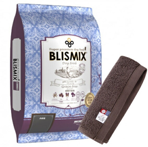 ブリスミックス ドッグ pHコントロール グレインフリーチキン 小粒 6kg【犬想いオリジナル今治ハンドタオルセット】【タオルカラー モカ】【正規品】