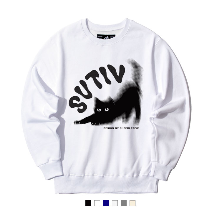 BLUR CAT 起毛 マンツーマンTシャツ MTM (SPM4-4SP061) 4,523円