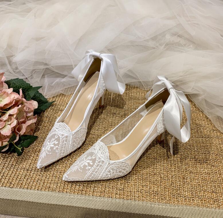パンプス 結婚式 ウエディングシューズ 靴 フォーマル ハイヒール ピンヒール レディースシューズ 結婚式 花嫁 お嫁さん とんがりトウ シューズ パンプス ウェディング 花嫁 靴 パーティーシュ