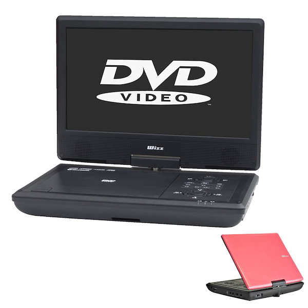 10.1インチポータブルDVDプレイヤー DVD再生 CPRM 卓上用 - 映像機器