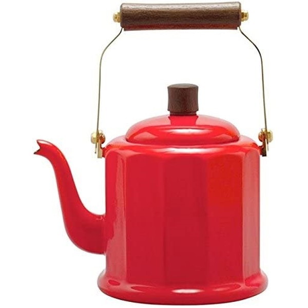 野田琺瑯 RCL-50K レッド [ロイヤルクラシック ケトル(2.0L)]