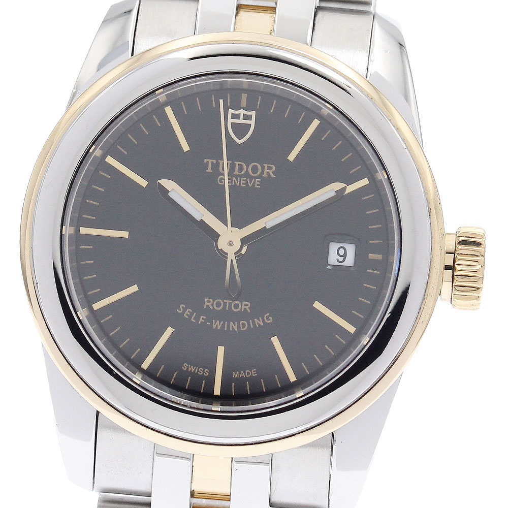 チュードル TUDOR 51003 グラマー デイト 自動巻き レディース 保証書付き_942997【中古】
