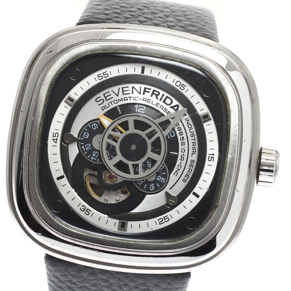 セブンフライデー SEVENFRIDAY SF-P1B/01 インダストリアルシリーズ 自動巻き メンズ _935186【中古】