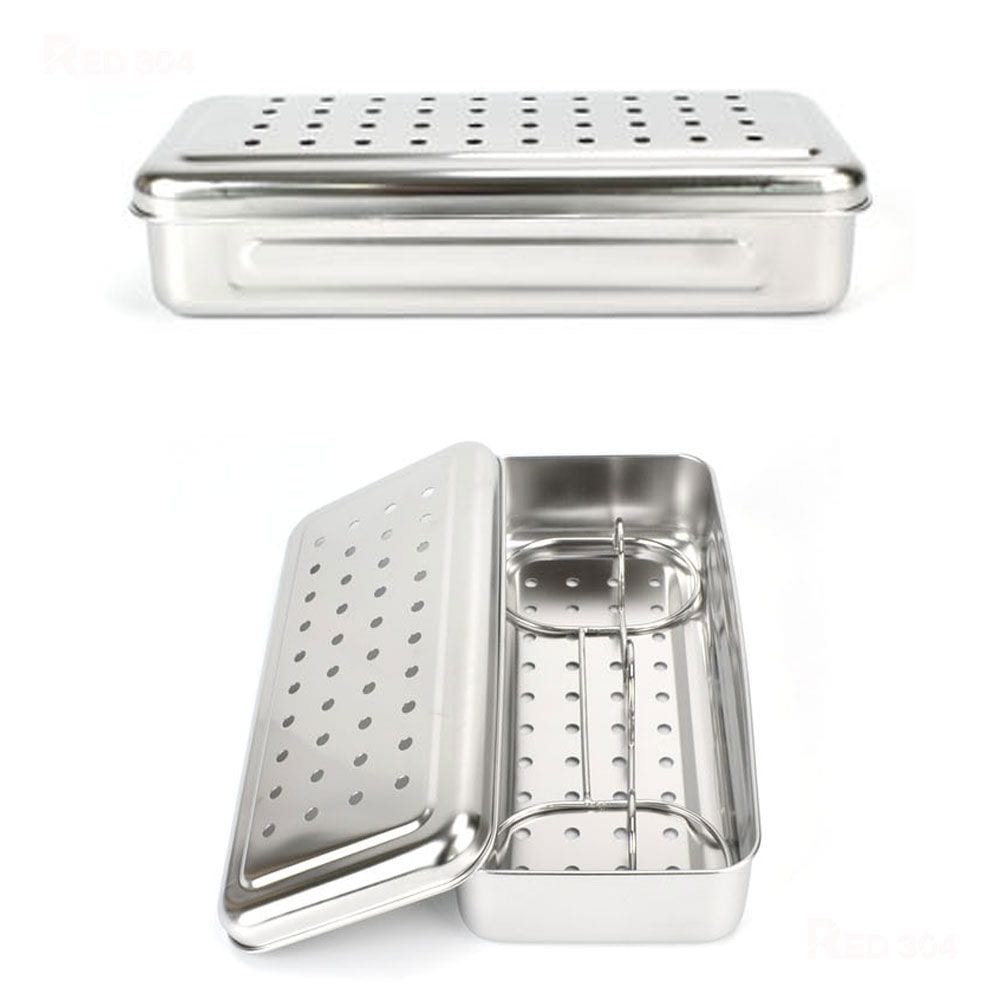 ステン 27種 打孔 貯水池 水底筒 26.5x12.3x5.5cm 10号