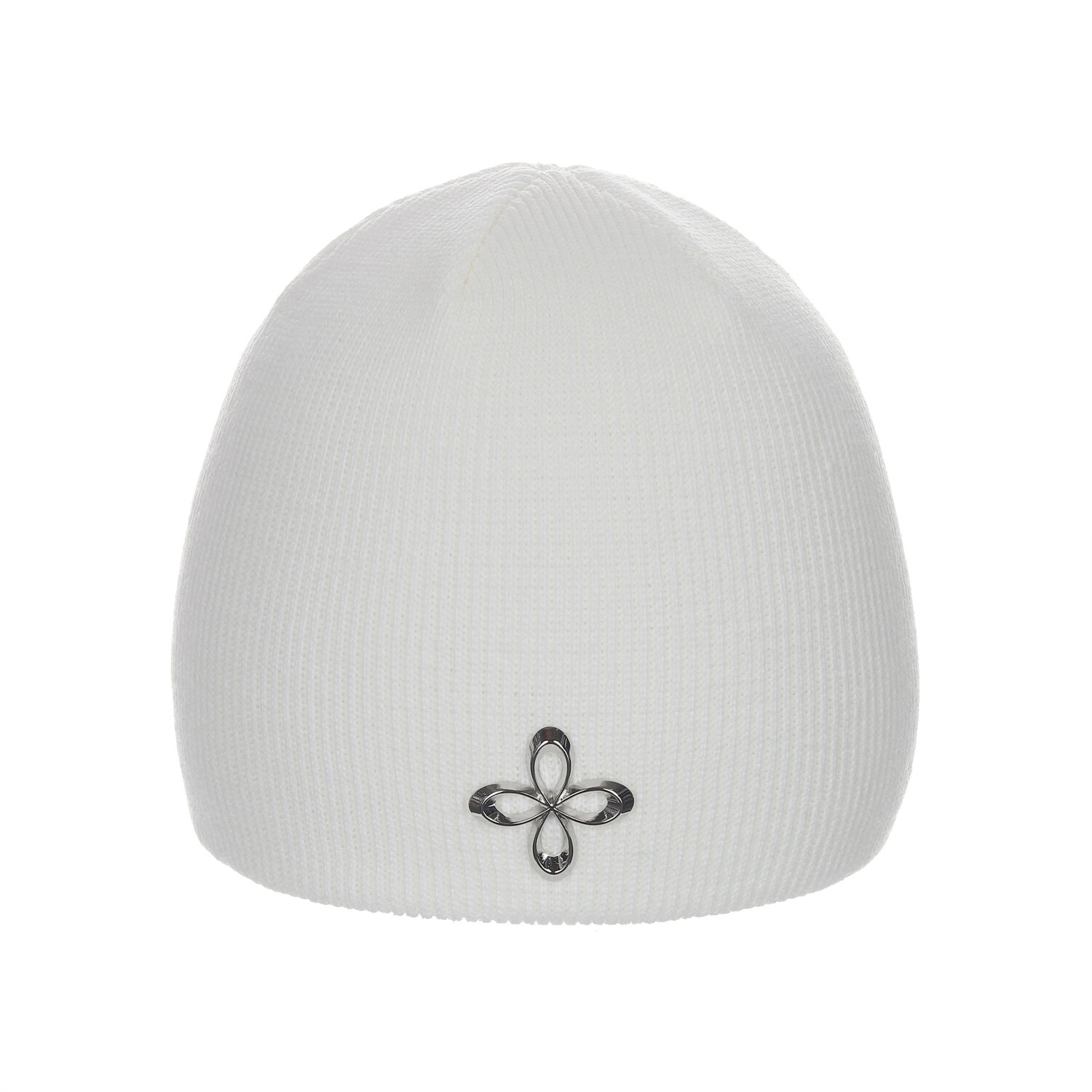 【SURGERY】 SURGERY CLOVER LOGO SHORT BEANIE : WHITE