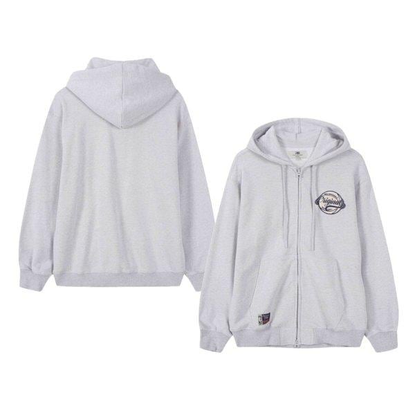 ORIGINALS46 アップリケ フード付きジップアップ (メル/グ) N254TJ051P_s