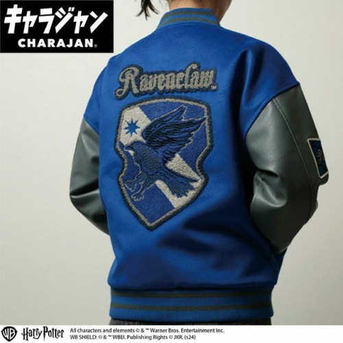 丸眞(マルシン) スタジャン(3L)　ハリー・ポッター レイブンクロー ロゴ　男女兼用 キャラクター キャラジャン CHARAJAN 　4105099600