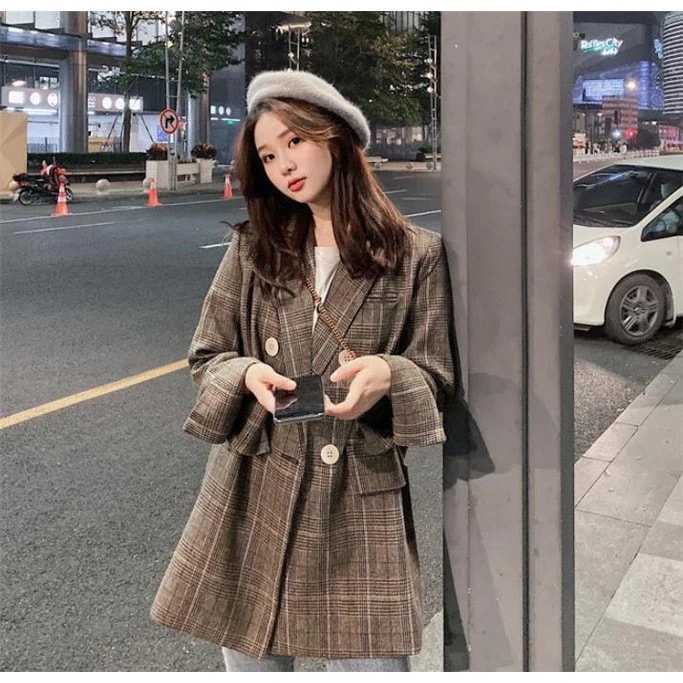 Hot!!!テーラードジャケット レディース チェック柄 ジャケット 秋 春 通勤 スーツジャケット 面接 謝恩