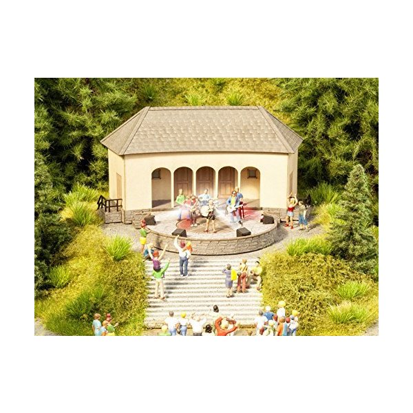 Noch 66825 Open Air Stage with Micro Sound Rock Band and LED Light Show Landscape Modelling 並行輸入品