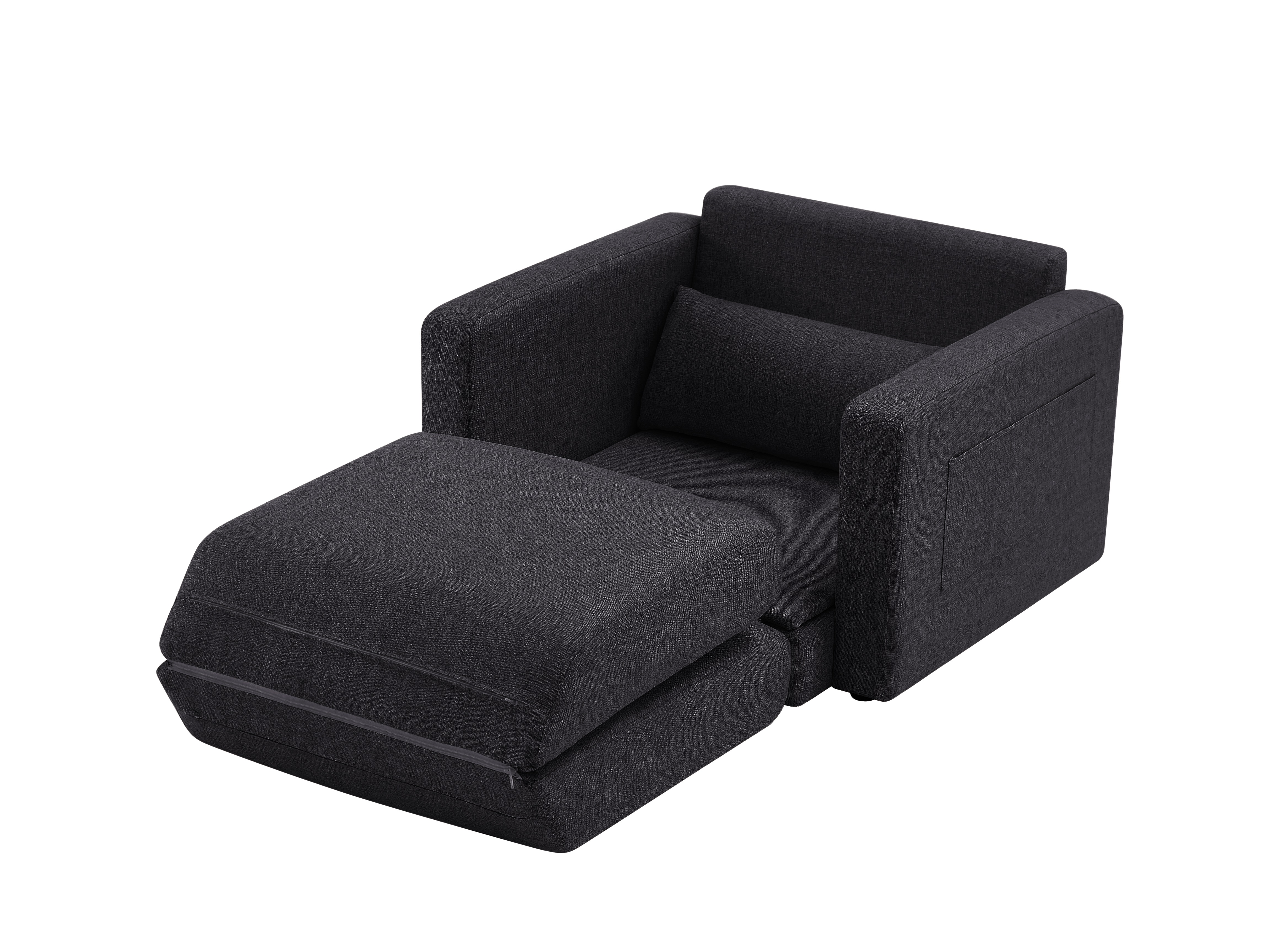 【国内発送】595 ソファーベッド 折りたたみベッド ローソファー シングルソファーベッド 座面開閉式 ソファーけ コンパクトソファーベッド フロアソファ