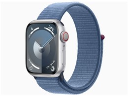 Apple Watch Series 9 GPS+Cellularモデル 41mm MRHX3J/A [シルバー/ウインターブルースポーツループ]