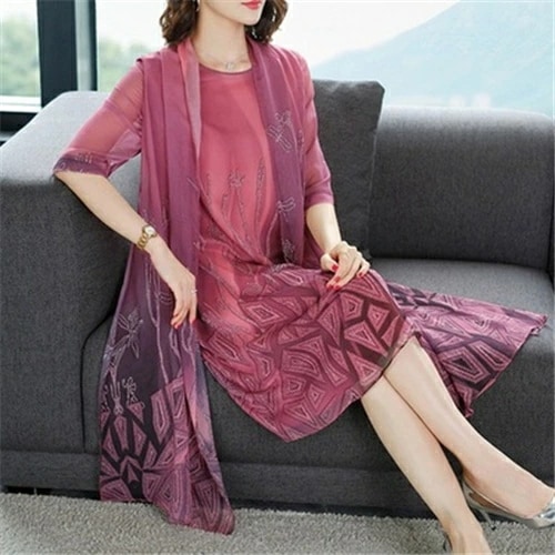 ワンピース レディース 半袖 春秋 夏 ワンピ ロングワンピース ロング シンプル 着痩せ きれいめ マキシ丈ワンピース 20代 30代 40代 50代 体型カバー 母の日 4,827円